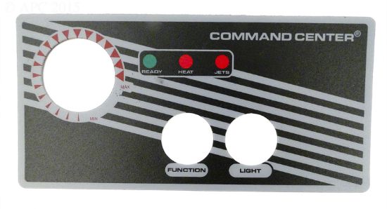 LABEL FOR 2 BUTTON TOPSIDE CONTROL WITHOUT DISPLAY TECMARK 30214BM