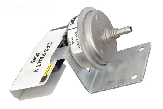 PRESSURE SWITCH 3/16IN BARB 25A SPNO 1-5 PSI w/Z BRACKET 3046