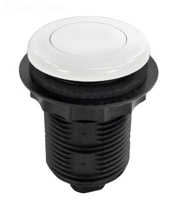 AIR BUTTON M-SERIES WHITE LOW PROFILE  1 1/4IN DIA MOUNTING  MPT-01010-3428