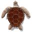 LGGRHEAD TURTLE BREWN 16IN X 15IN W/ SHADOW TILE ARTISTRY IN TLSBROM