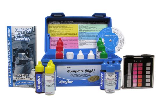 LIQUID DPD TEST KIT W/.75 OZ REAGENTS HIGH RANGE PH TOTAL  K-2005
