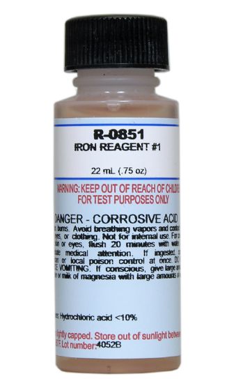 TAYLOR #1 IRON REAGENT 3/4oz R-0851-A