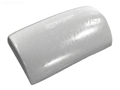SPA PILLOW W/SUCTION CUP GRAY SUPER SOFT TEXAS RECREATION 8510010