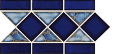 LISTELLO TERRA BLUE 6INX12IN 10LIN FT=5SQ FT/CASE 1LNFT/PC USPL240S