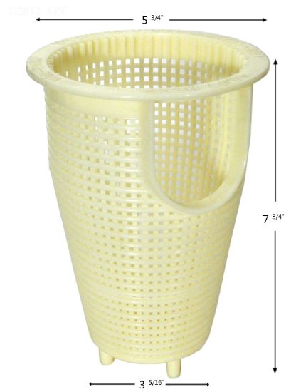PUMP BASKET WHISPERFLO HEAVY DUTY PLASTIC VALPAK V20-200