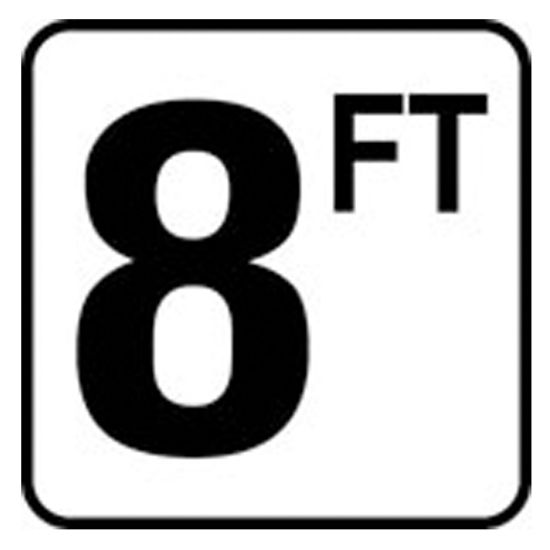 6IN VINYL STICKON 8FT FT SERIES INLAYS DEPTH MARKER V620080