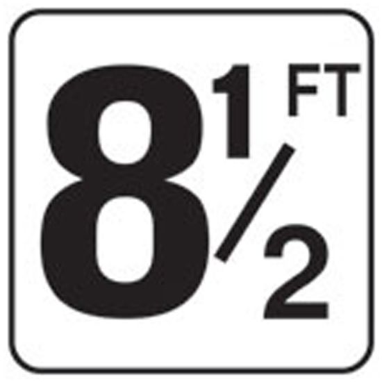 6IN VINYL STICKON 8 1/2FT FT SERIES INLAYS DEPTH MARKER V620085