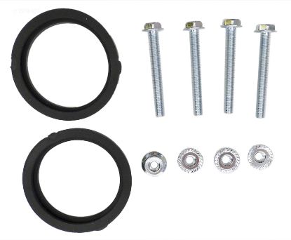 1.5IN WHITE VALVE REPLACEMENT SEAL KIT SANTOPRENE 2 SEALS  1001-9PB