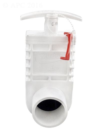 1.5IN SPIGOT UNIBODY GATE VALVE PVC WHITE VALTERRA 2103X