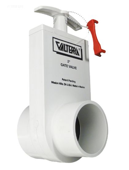 2IN SKT X SPIGOT GATE VALVE UNIBODY PVC WHITE VALTERRA 212011
