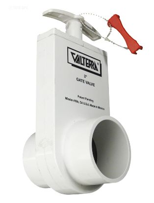 2IN SPIGOT UNIBODY GATE VALVE PVC WHITE VALTERRA 2203X