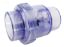 CHECK VALVE 1/4# SPRING STYLE CLEAR UNIONIZED 1.5INSKT &  400-S