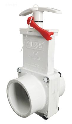 1.5IN SKT PVC GATE VALVE 3 PIECE WHITE VALTERRA 6101X