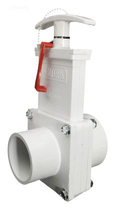 1.5IN SKT X SPIGOT PVC GATE VALVE 3 PIECE WHITE VALTERRA 6102X