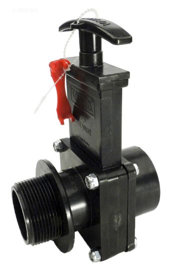 1.5IN FPT X MPT ABS GATE VALVE BLACK VALTERRA 7108X