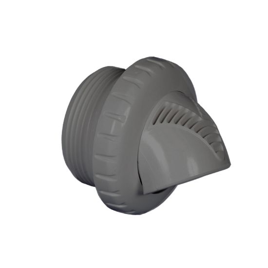 1.5IN MPT RETURN V-FITTING GRAY DARK INFUSION VENTURI VRFTHDG