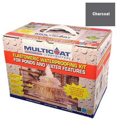 WATERPROOFING COAT CHARCOAL 50 SQ FT COVERAGE MULTICOAT WPBOX CH