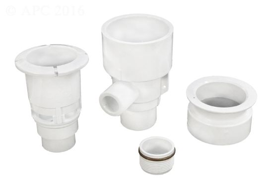 POLY STORM GUNITE STRAIGHT JET ASSEMBLY WHITE 1IN SPG AIR x  210-3840