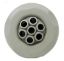 POLY JET INTERNAL  MASSAGE 5-SCALLOP  TEXTURED  LRG FACE   210-6737