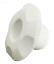 JET FACE LARGE SIZE 5 SCALLOP TEXTURED WHITE OZONE CLUSTER 215-9830