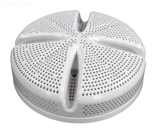 6IN ULTRA SUCTION WITH 1 1/2IN THREADED WALL FITTING WHITE 640-8240 VB