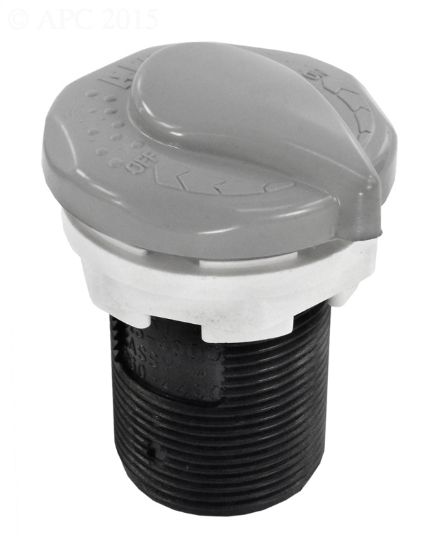 AIR CONTROL 1IN TRUSEAL 2.5IN BODY LOW PROFILE GRAY WATERWAY 660-4407