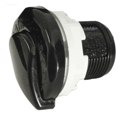 AIR CONTROL 1IN TRUSEAL 2IN BODY LOW PROFILE BLACK WATERWAY 660-4411