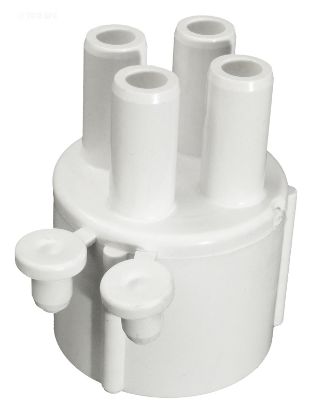 MANIFOLD 1IN SKT X FOUR 3/8IN BARB PORTS WITH 2 PLUGS 672-4040