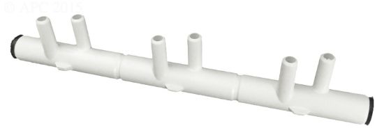 MANIFOLD 2-4-6 SIX 3/4IN BARB PORTS X SIX 3/8IN BARB PORTS 672-6970