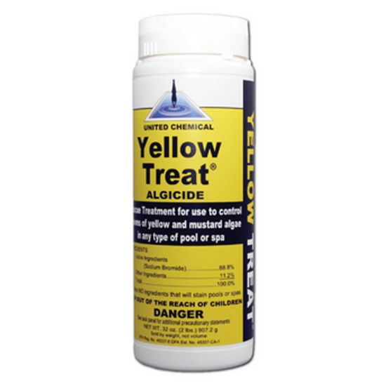 2 LB YELLOW TREAT ALGAECIDE 12/CS UNITED CHEMICAL YT-C12