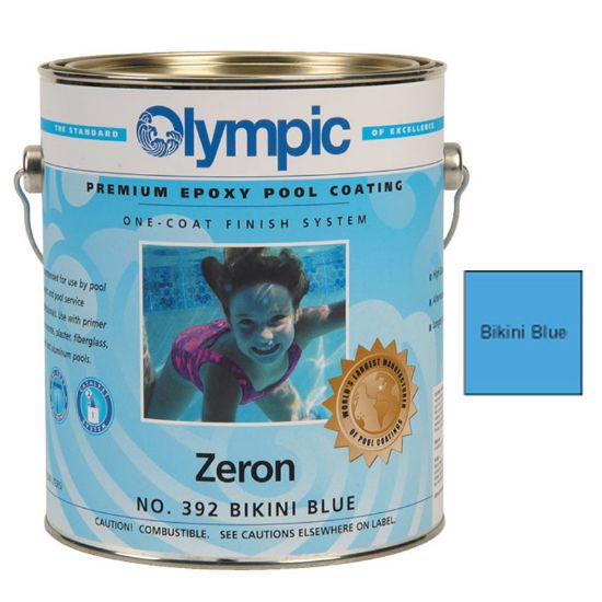 1 GAL ZERON 1 COAT EPOXY BIKINI BLUE OLYMPIC KELLEY PAINT 392 GALLON
