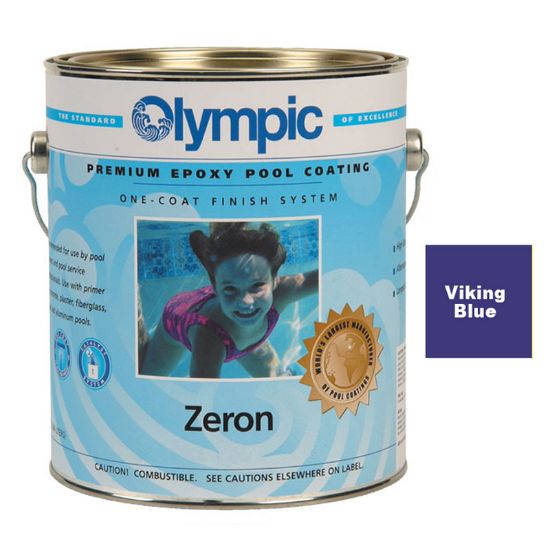 1 GAL ZERON 1 COAT EPOXY VIKING BLUE OLYMPIC KELLEY PAINT 7276