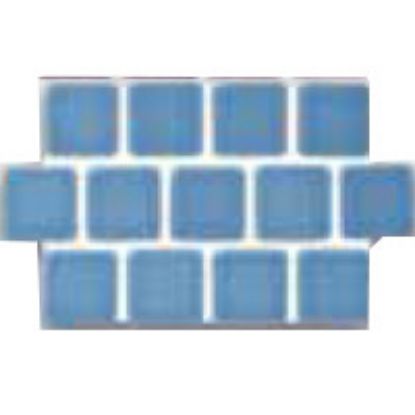 HARMONY 100 SKY BLUE 1IN X 1IN 1 SHEET 1 SF GLAZED  MASHM124