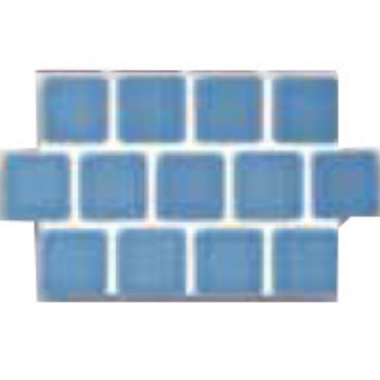 HARMONY 100 SKY BLUE 1IN X 1IN 1 SHEET 1 SF GLAZED  MASHM124