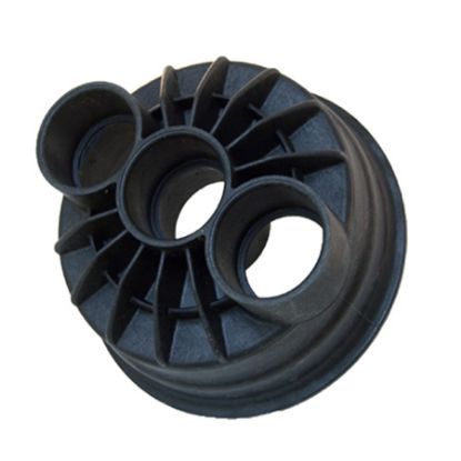 2 PORT BASE PLATE 2IN BLACK 005-302-4002-03