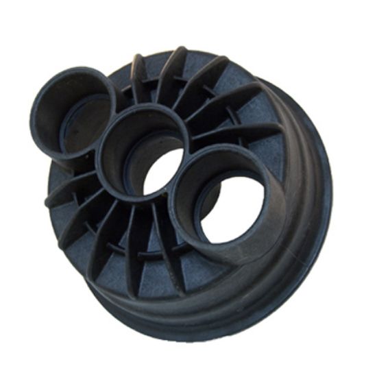 2 PORT BASE PLATE 2IN BLACK 005-302-4002-03