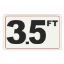 3.5 FT DEPTH MARKER VINYL 035FTSW1006