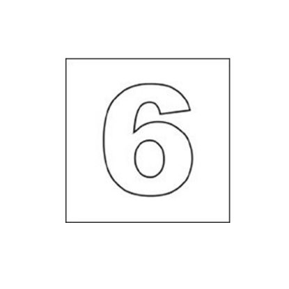 # 6 ENGLISH STENCIL 060XXVN0606