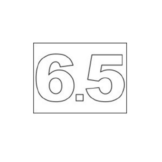 # 6.5 ENGLISH STENCIL 065XXVN0806