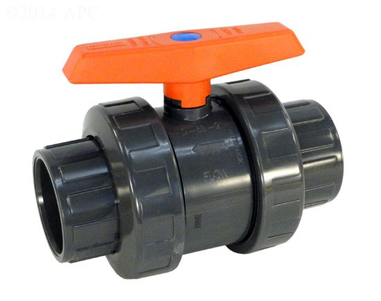 2 WAY BALL VALVE 2IN SKT ASTRAL PVC TRUE UNION 6622