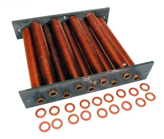PENTAIR HEAT EXCHANGER ASSY W/O HEADS 150 74452