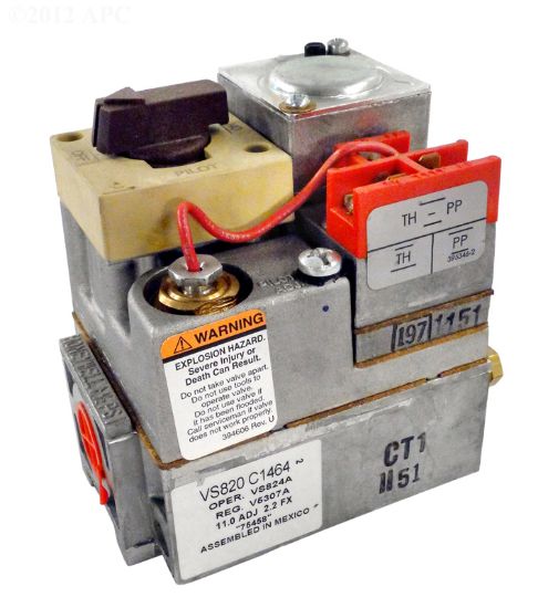 MINIMAX GAS VALVE- PROPANE MILLIVOLT 75458