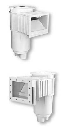 U-3 IG SKIMMER VINYL WHITE 2IN WITH 1.5IN REDUCERS STARITE 09655-1403