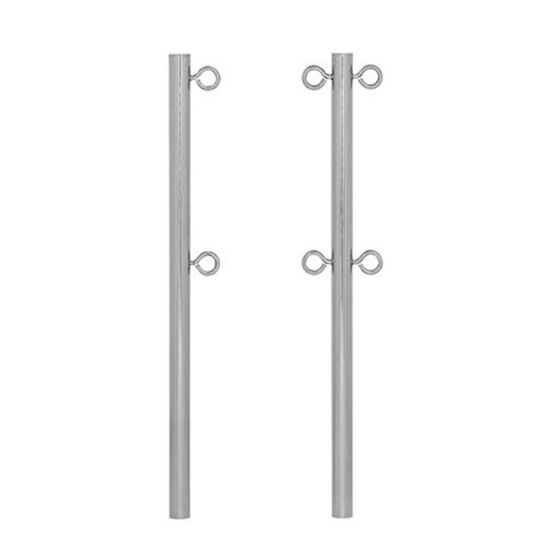STANCHION  8' WITH .145INWALL 1.9IN OD STAINLESS STEEL  10168