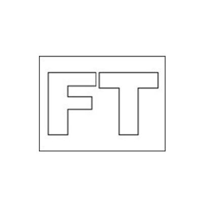 FT DEPTH MARKER STENCIL 116TIVN0806