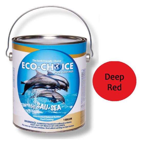 1GAL ECOCHOIC PREMGLOS DEEPRED SAUSEA HIGH GLOSS RUBBER 1ECPRDR