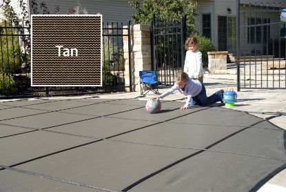 16' X 32' RE 4'X8' CTR PROMESH TAN IG SAFETY COVER GLI 20-1632RE-CES48-PRM-TAN