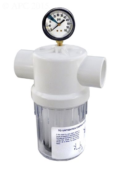 ENERGY FILTER WITH GAUGE WITHOUT VALVE JANDY 2888