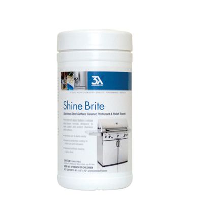 25 COUNT TUB SHINE BRITE CLEANING TOWELS 6/CS 159