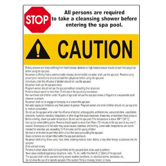 CAUTION 18 X 24 4518WS1824E
